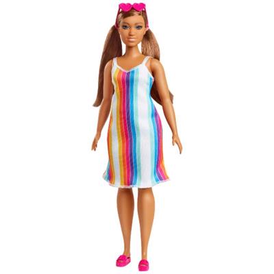 Barbie - Dukke Loves the Ocean med Stribet Kjole
