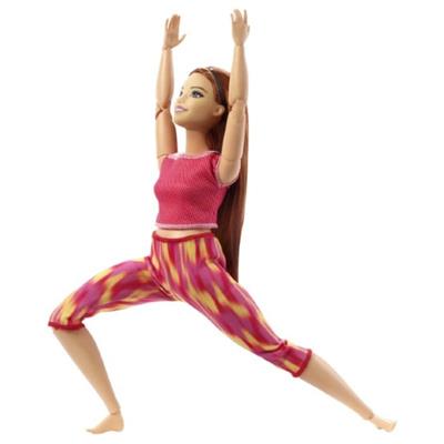 Barbie - Made to Move Dukke (Rødt Sæt)