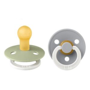 BIBS Night Glow - 2-pack Sage Night & Cloud Night (str. 3)