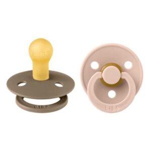 BIBS Sutter - 2-pack Dark Oak & Blush