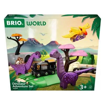 brio-togsaetmdino Brio - Togbanesæt M. Dinosaurer