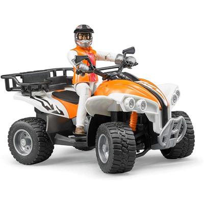 bruder-atv-mand bruder atv med figur