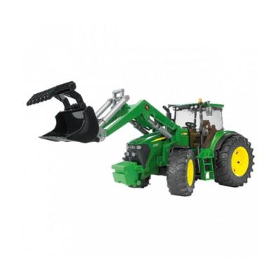 bruder-john-deere-traktor-groen-med-frontlaesser