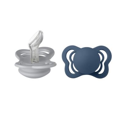 BIBS Couture - 2-pack Cloud & Steel Blue (str. 1)