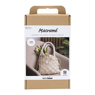 diy-kit-macrame-hvid-taske DIY KIT - Macramé Hvid Taske