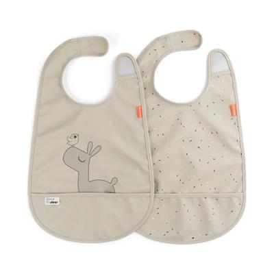 done-by-deer-2-pack-hagesmaekke-med-velcro-lukning-lalee-sand Done By Deer Hagesmæk med velcro 2 pack Lalee (Sand)
