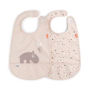 Done By Deer Hagesmæk med velcro 2 pack Ozzo (Powder)