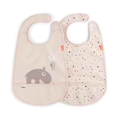 done-by-deer-2-pack-hagesmaekke-med-velcro-lukning-ozzo-powder Done By Deer Hagesmæk med velcro 2 pack Ozzo (Powder)