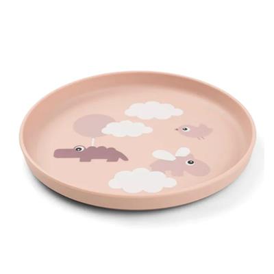 donebydeer-tallerken-pink Done by Deer - Tallerken Happy Clouds (Powder)