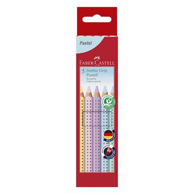 Faber Castell - Jumbo Farveblyant 5 stk.