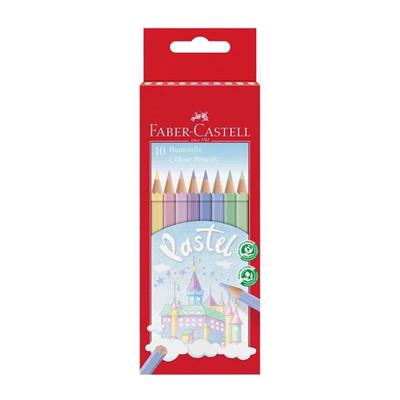 Faber Castell - Jumbo Farveblyant 10 stk. Pastel