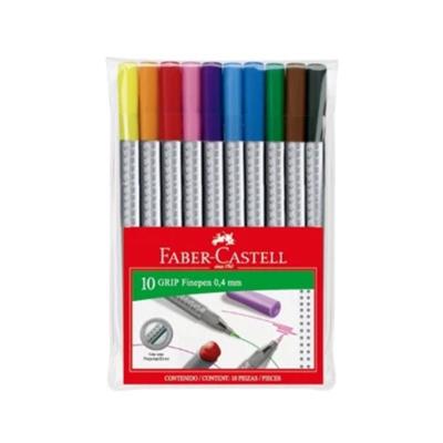 Faber Castell - Fineliner 10 stk.