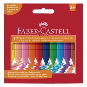 Faber Castell - Plastkridt 12 stk.