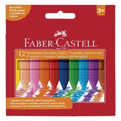 Faber Castell - Plastkridt 12 stk.