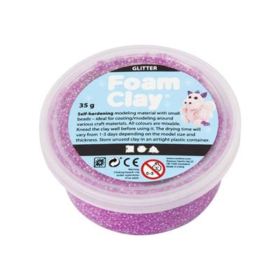 Foam Clay Glitter lilla