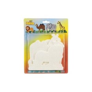 hama-midi-perleplade-4-stk-elefant-giraf-loeve-kamel