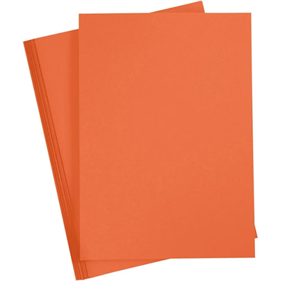 Karton A4  - 20 ark (Orange)