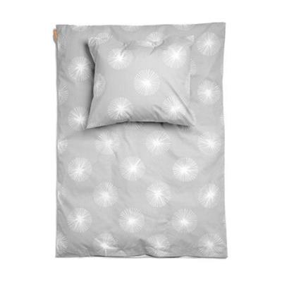 leander-juniorsengetoej-flora-light-grey