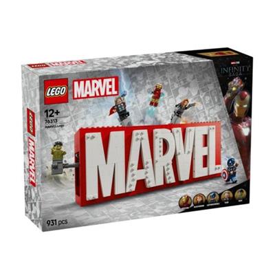 LEGO Marvel - MARVEL-logo & Minifigurer