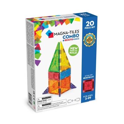 Magna-Tiles - MicroMAGS Kombi (20 stk.)