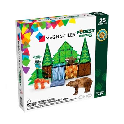 Magna-Tiles - Skovens Dyr (25 stk.)