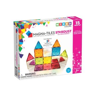 Magna-Tiles - Stardust Klare (15 stk.)