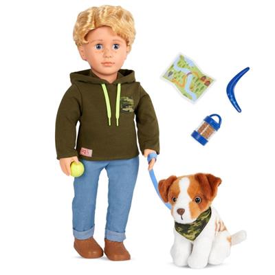 our-generation-dukke-elliot-med-hund Our Generation - Dukke Elliot med Hund