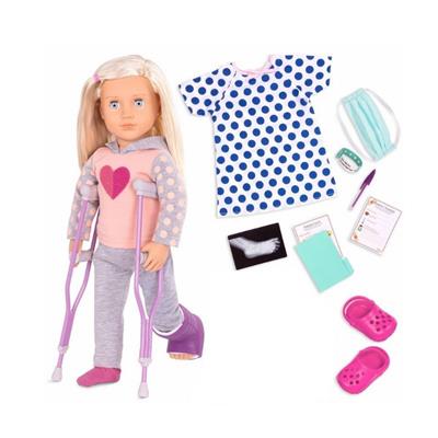 our-generation-martha-dukke-med-braekket-ben-