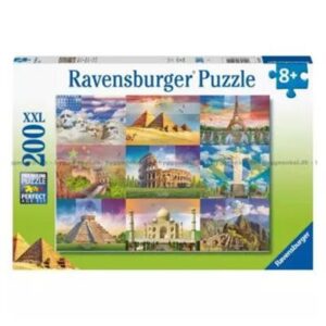 Bygningsværker Puslespil (200 pcs XXL)
