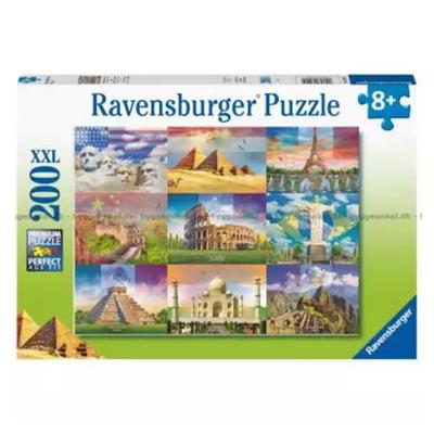 Bygningsværker Puslespil (200 pcs XXL)