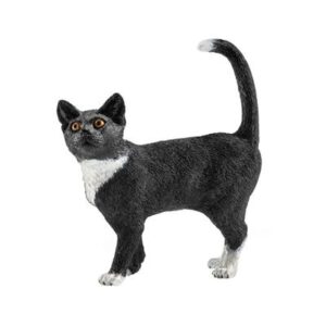 schleich-kat-sort-og-hvid
