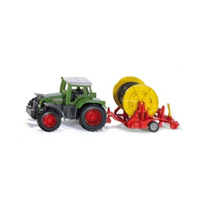 siku-groen-traktor-med-vandingsvogn