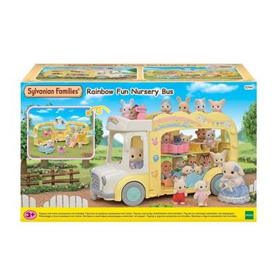 sylvanian-families-regnbuesjov-boernehave-bus Sylvanian Families - Regnbuesjov Børnehave Bus (5744)