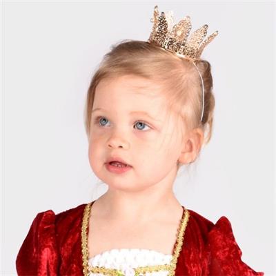 udkladningstoej-til-boern-prinsesse-krone-metal-guld-