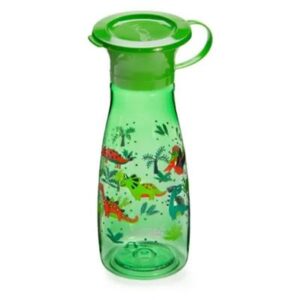WOW Kop Mini Spildfri (Grøn M. Dinosaurer)