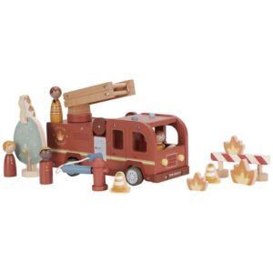 Little Dutch Brandbil med Træfigurer