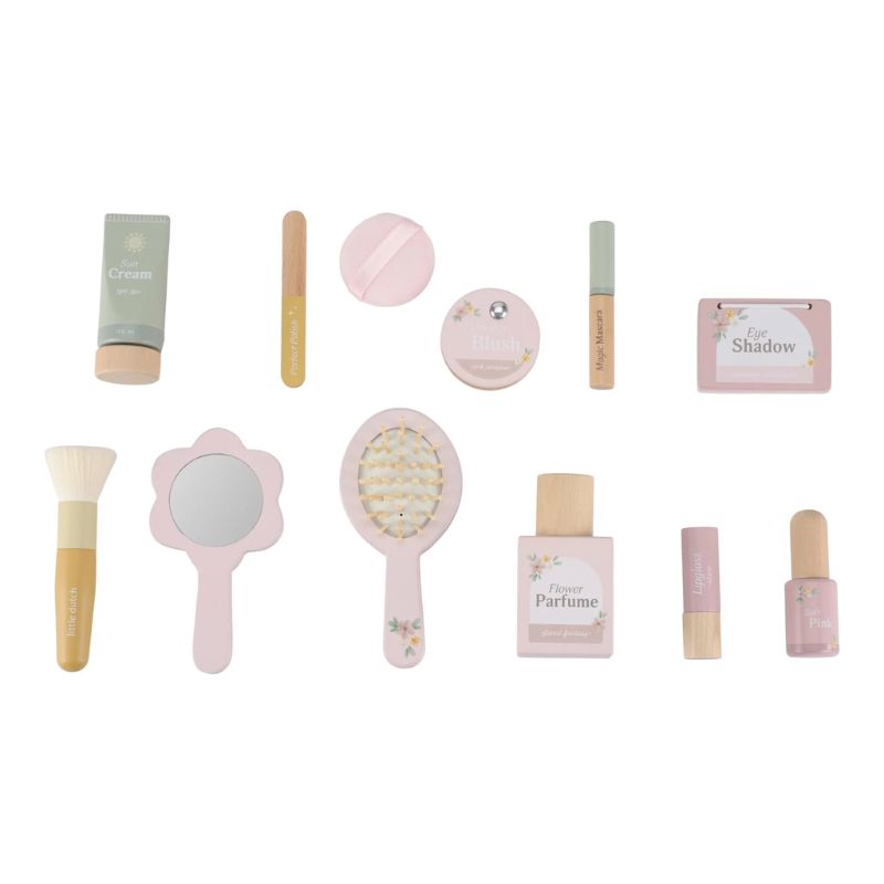 little-dutch-make-up-saet-i-trae-indhold Little Dutch - Makeup Sæt i Træ indhold