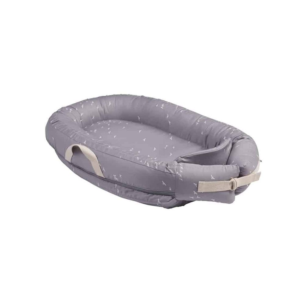 Voksi - Babynest Premium (Stone Grey, Flying)