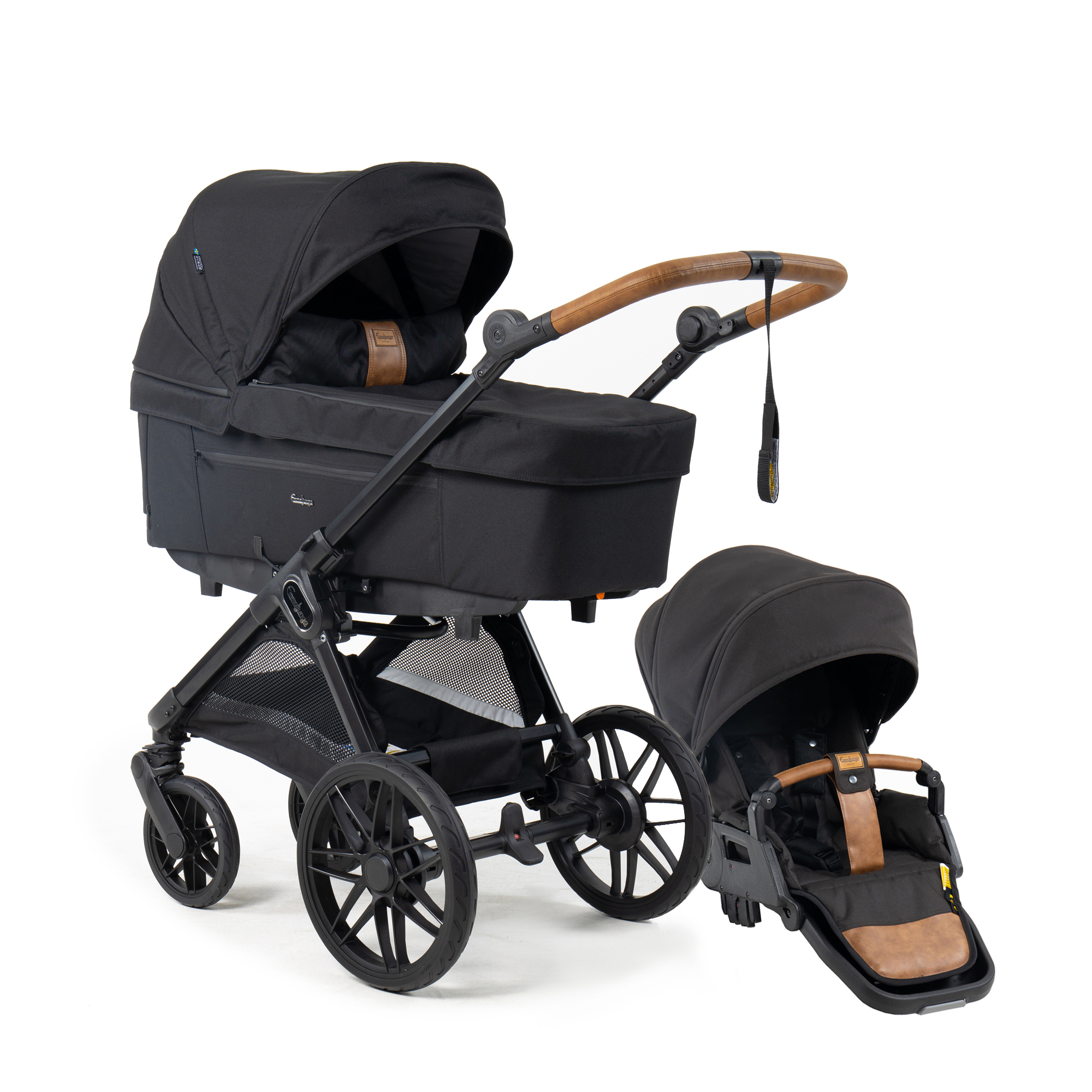 Emmaljunga Big Star SENTP Offroad Black Inkl. FLAT+ sæde
