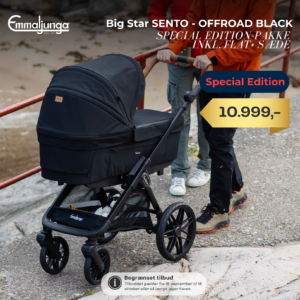 Emmaljunga Big Star SENTP Offroad Black Inkl. FLAT+ sæde4
