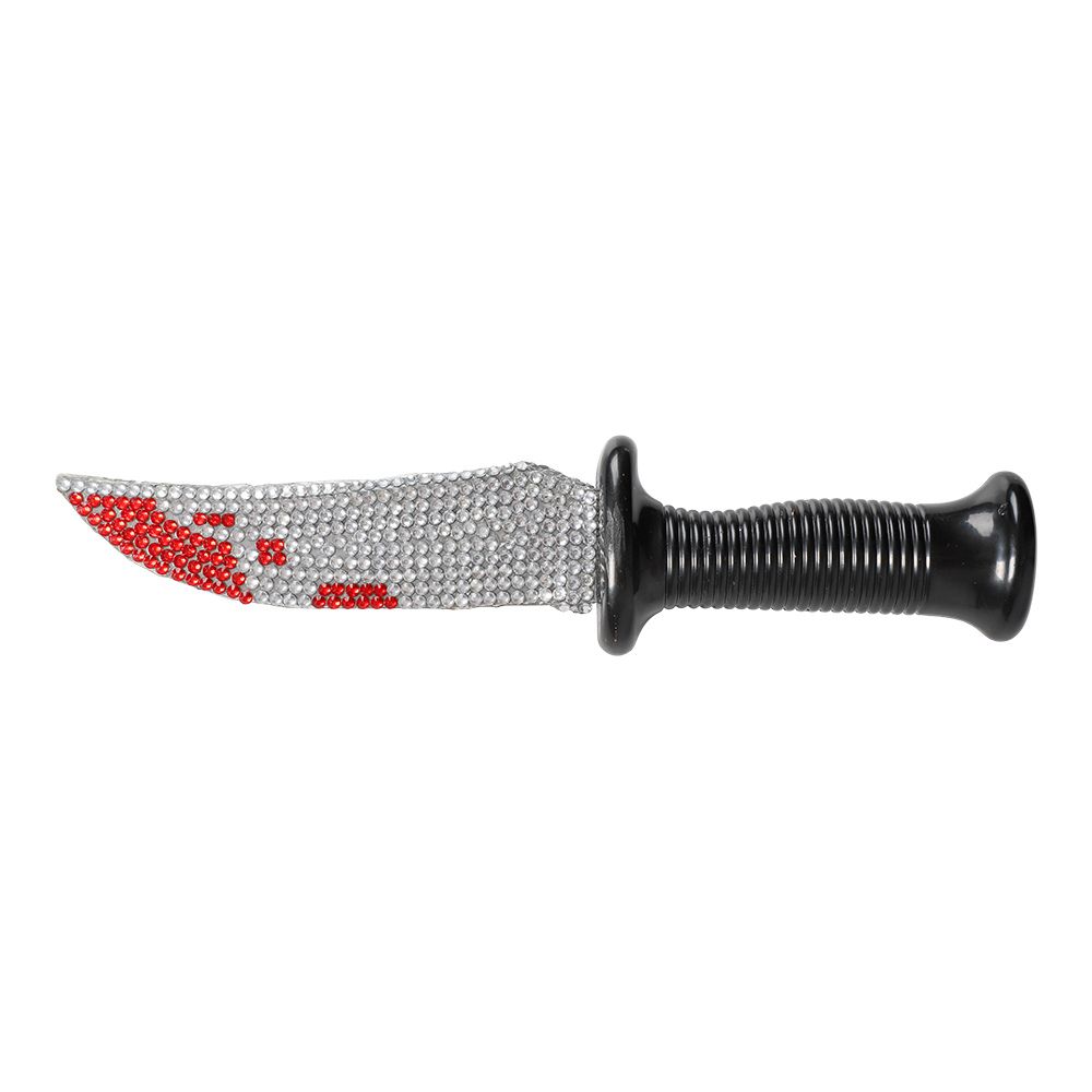 Blodig Kniv med Rhinsten