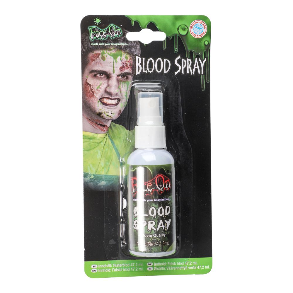 grøn blod spray