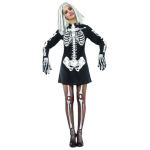 Skeleton Kostume Kjole